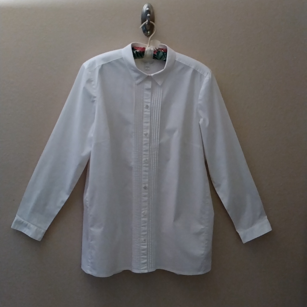 J. jill Classic white shirt M